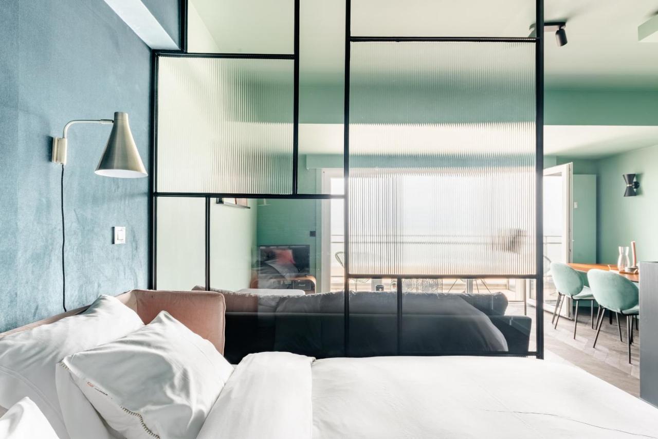 Luxueuze Suite Met Frontaal Zeezicht Knokke-Heist Esterno foto