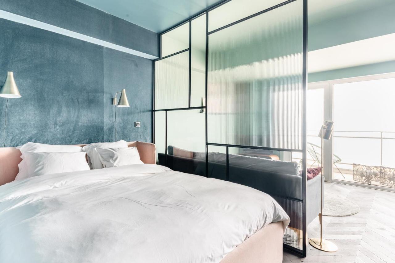 Luxueuze Suite Met Frontaal Zeezicht Knokke-Heist Esterno foto
